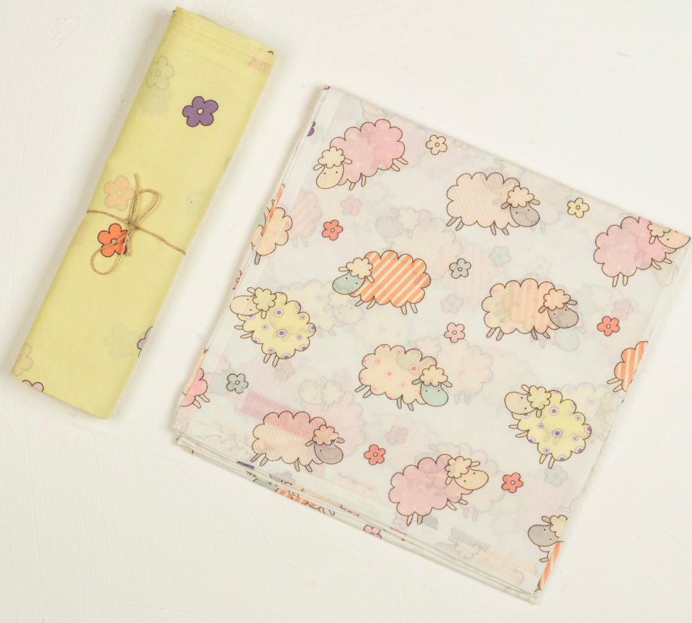 Baa Baa Black Sheep Swaddle