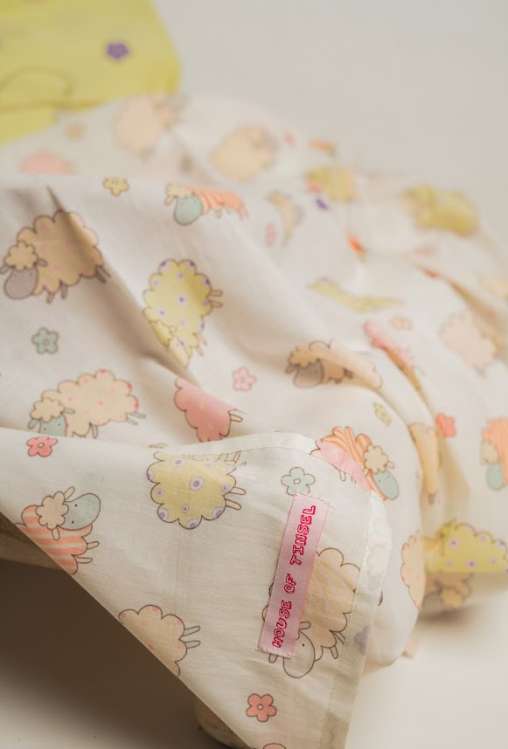 Baa-Baa Black Sheep Swaddle