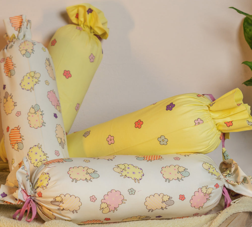 Baa Baa Black Sheep Bolster