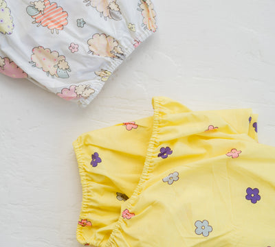 Baa Baa Black Sheep Fitted Cotsheet