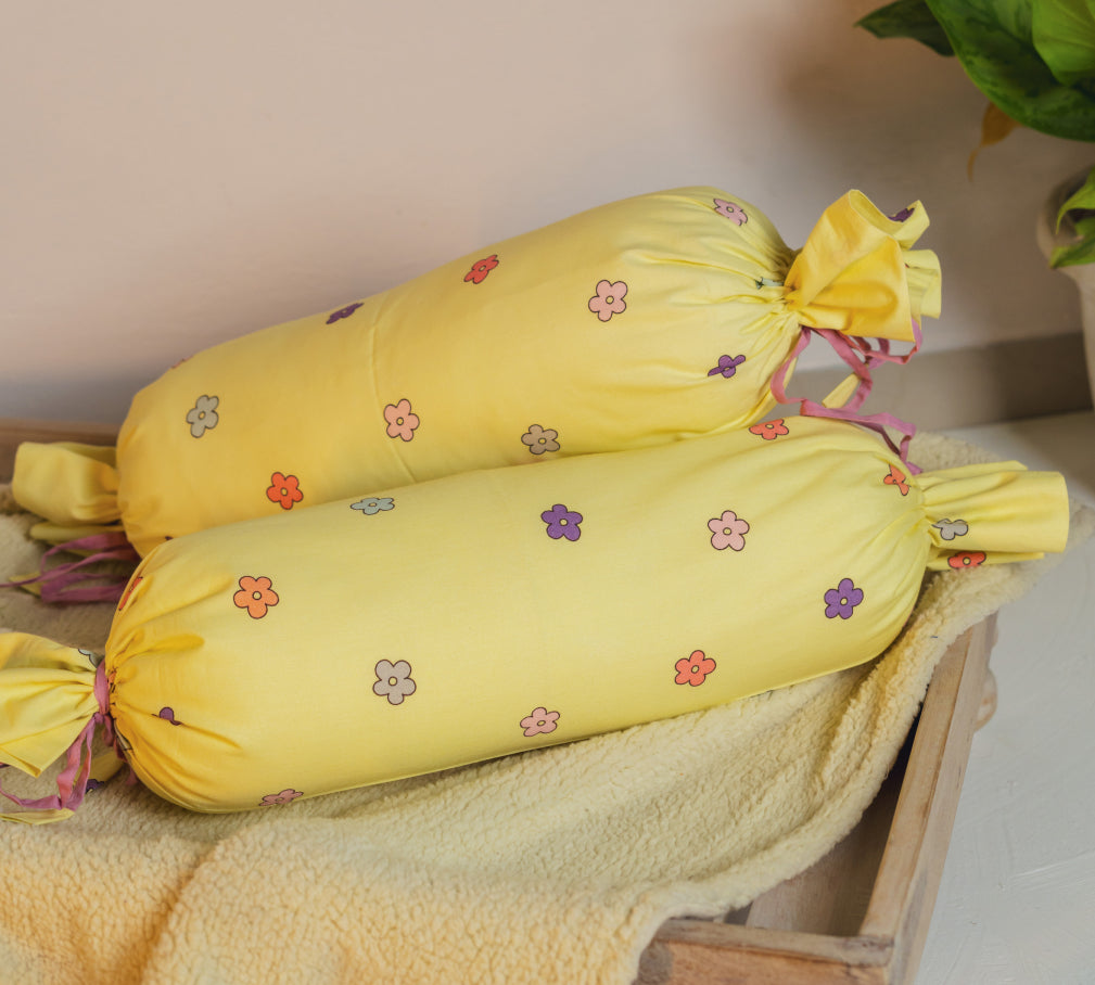 Flower Print Bolster