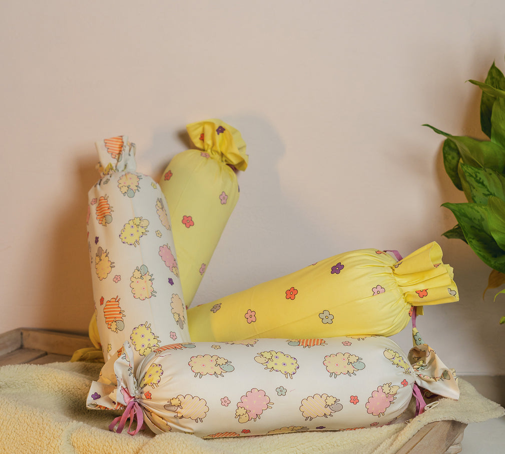 Flower Print Bolster