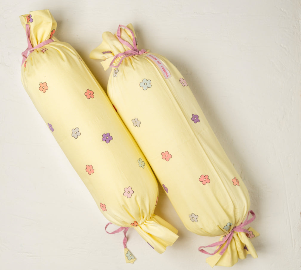 Flower Print Bolster